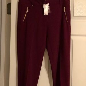 Straight leg ankle length